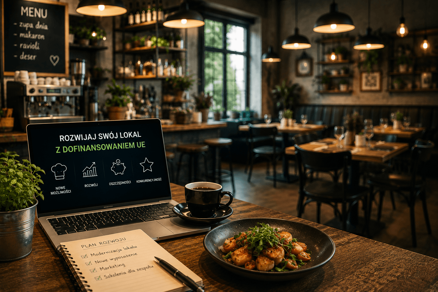 Dofinansowanie dla branży gastronomicznej – co finansuje UE dla restauracji, kawiarni i food trucków?