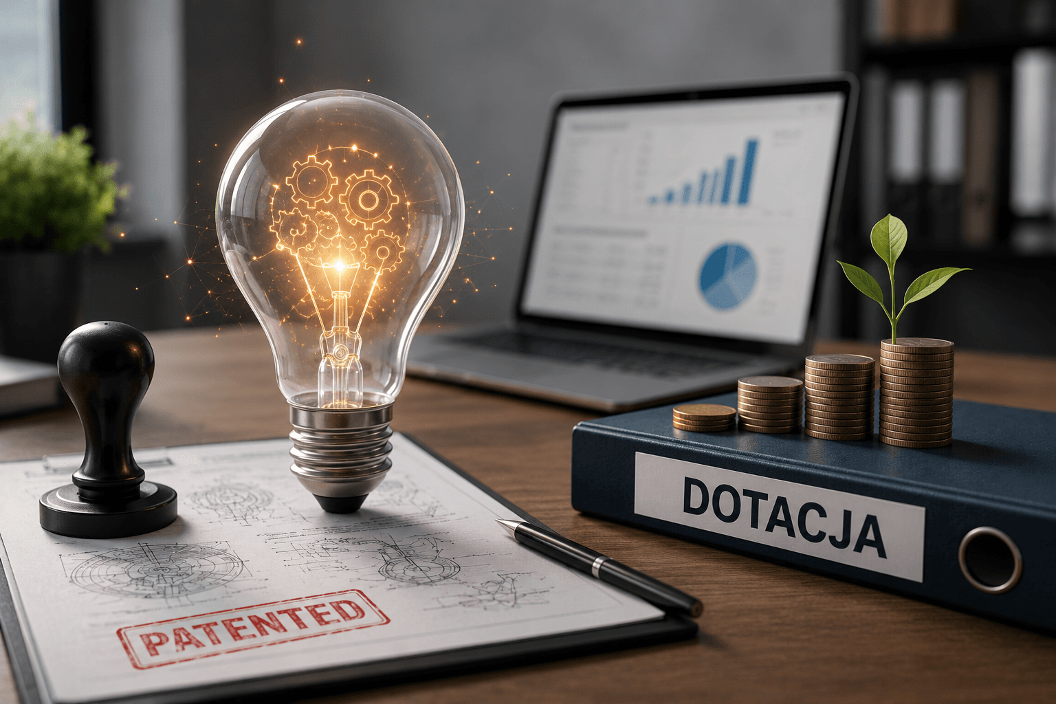 Patent a dotacja – jak własność intelektualna zwiększa szanse w projektach innowacyjnych?