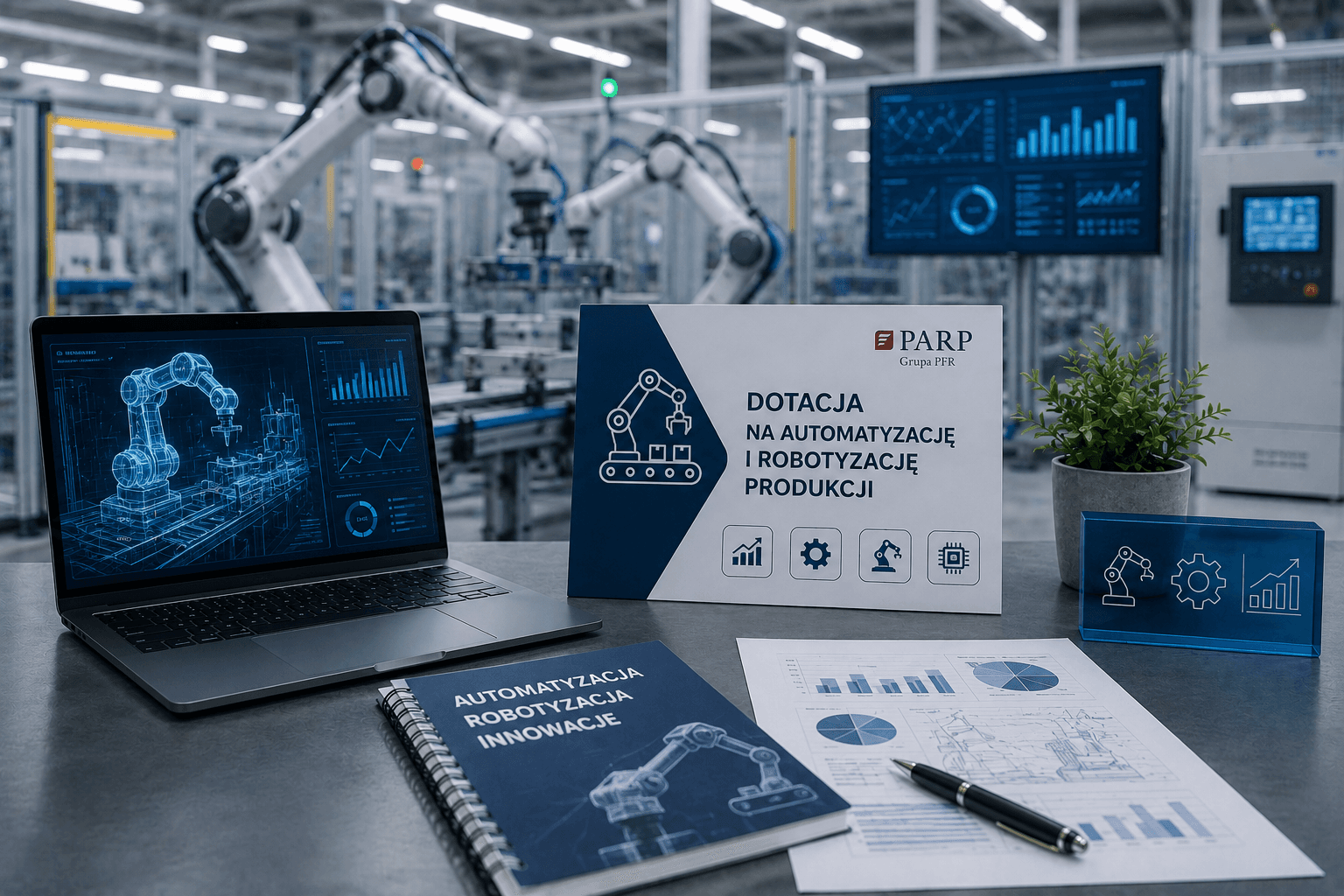 Dotacja na automatyzację i robotyzację produkcji krok po kroku
