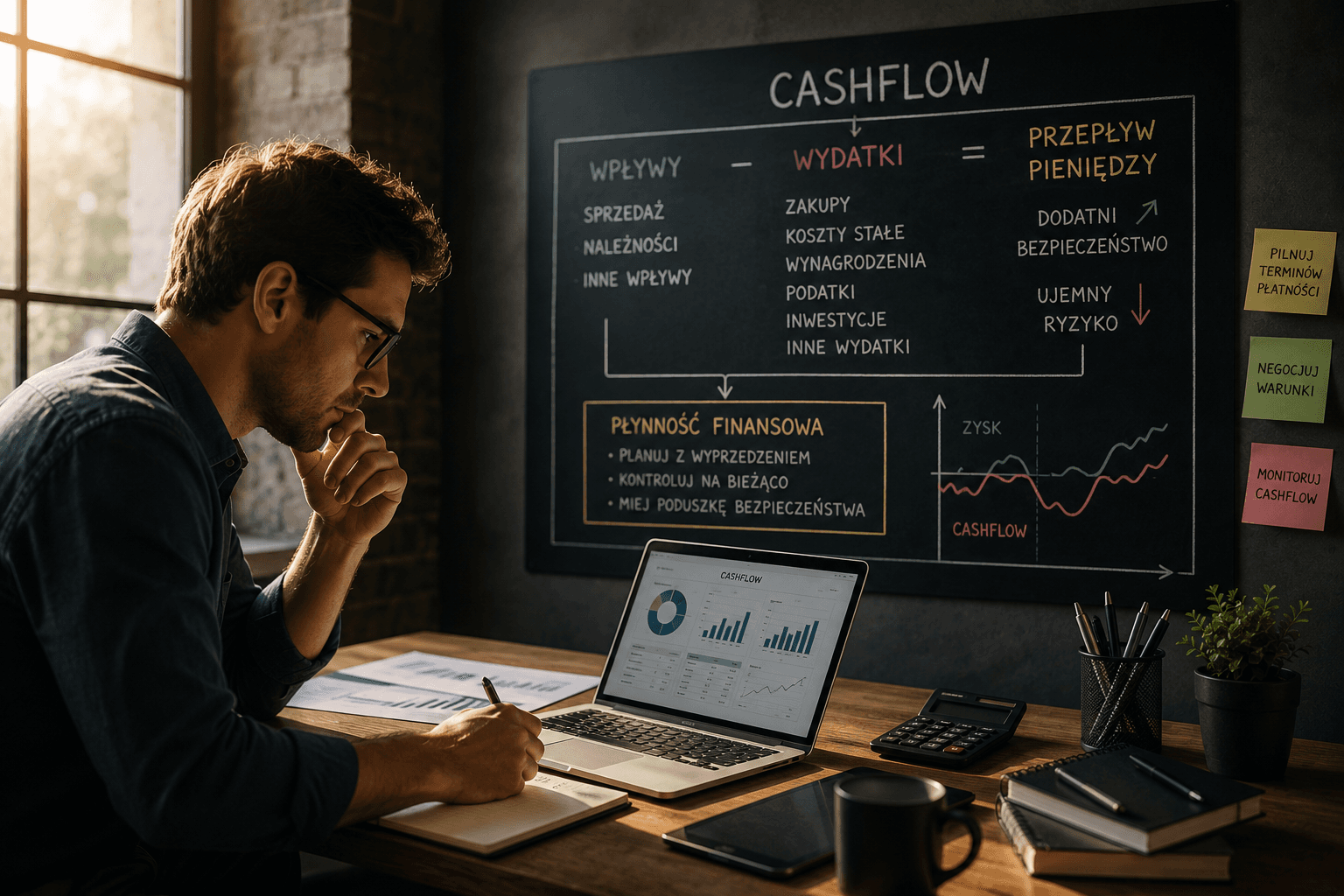 Cashflow dla nowych firm – jak nie zbankrutować, mając dochodowy biznes?